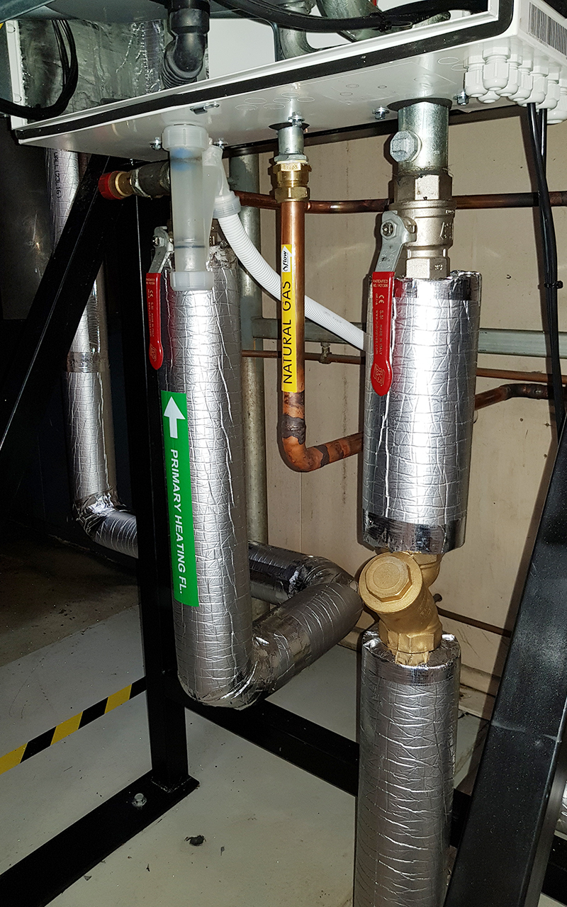 Labelled and Insulated Pipework