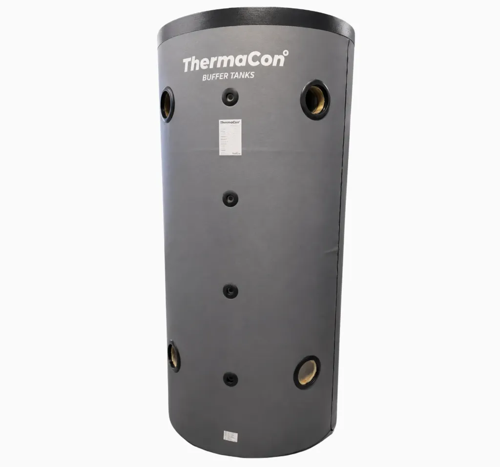 ThermaCon Buffer Tank Carbon Steel 6 Port Screwed, Rigid Insulation