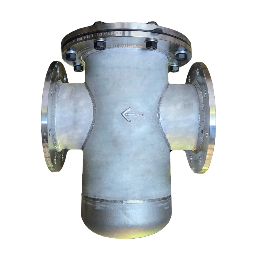 Stainless Steel Flanged Strainer - Hydromet (Flat Top Dirt Box)