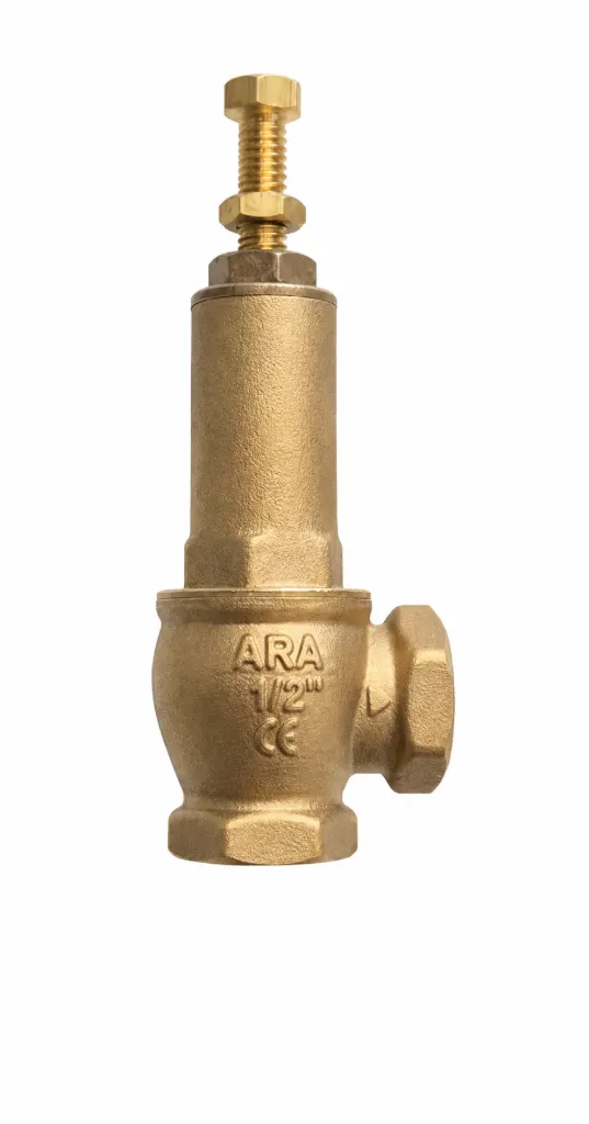 ARI Brass Pressure Relief Safety Valve F/F 2-12bar Adjustable General Purpose