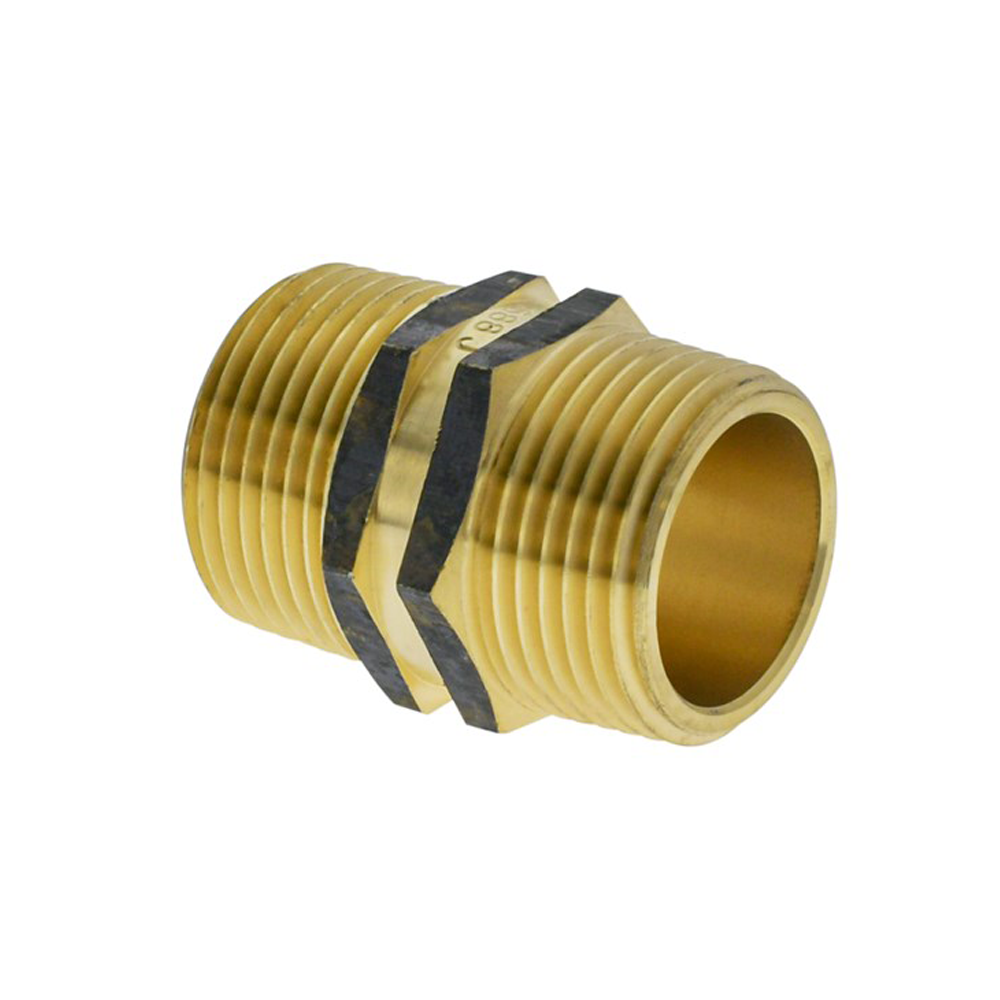 [BHN04] Brass Hex Nipple (4mm)