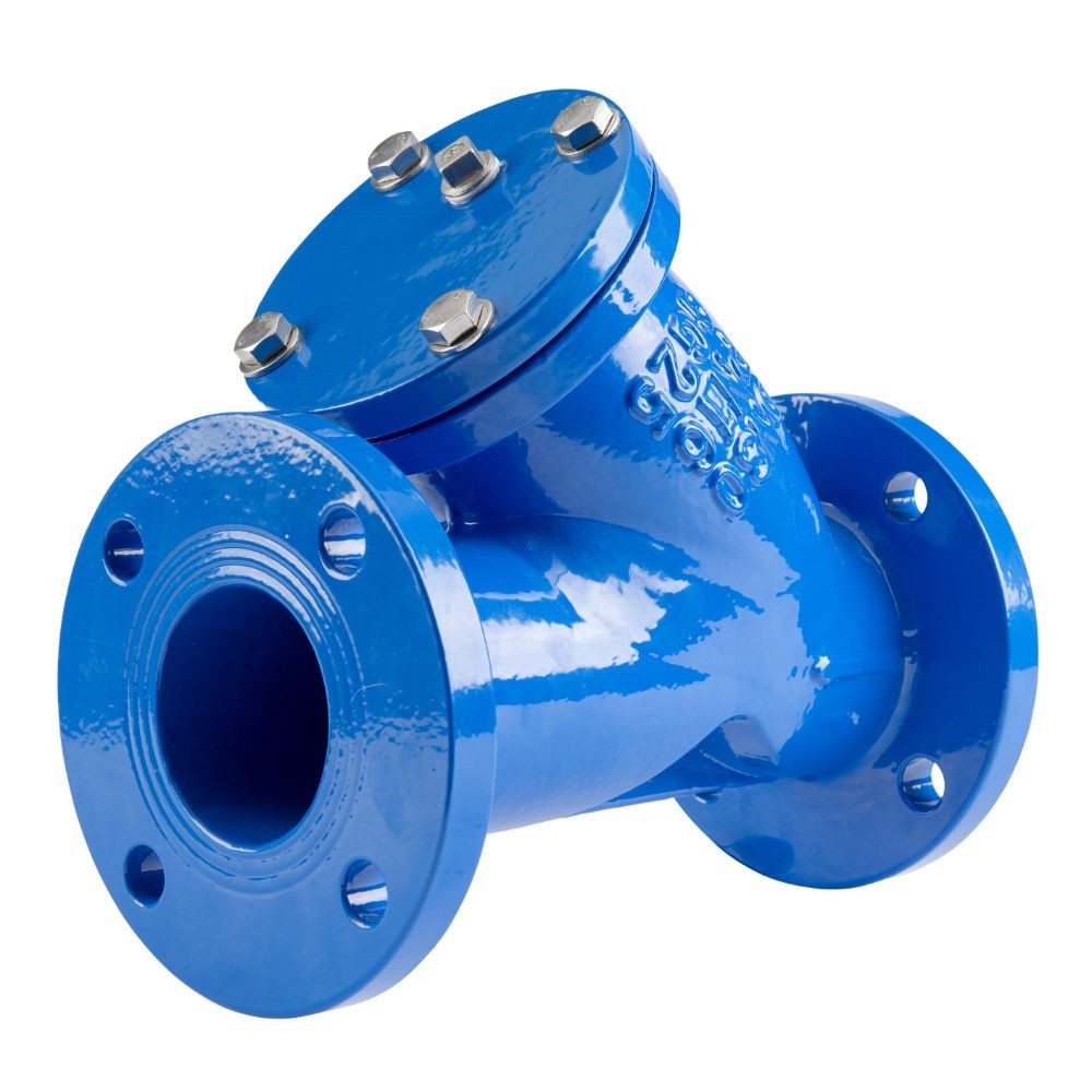 [YSCF-050] Flanged Y Strainer Ductile Iron - Blue Epoxy Coated (50mm Table E/D)