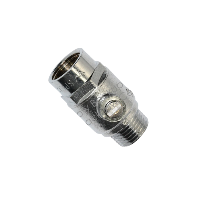 Test Cock Brass Plated 1/2'' BSP x 1/2" BSP