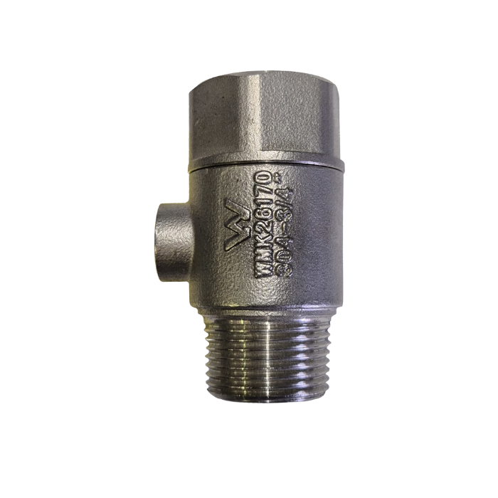 Test Cock Stainless Steel 3/4" BSP x 3/4" F/I